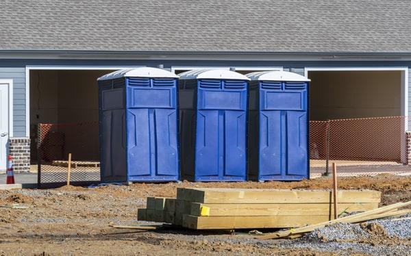 minimum rental period for construction site toilets